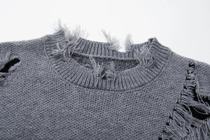 RA Distressed Sweatshirt , - Streetwear Sweatshirts - Slick Street