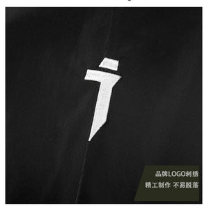 Black Shawl Style Short Sleeve Top Hoodie , - Streetwear Hoodie - Slick Street