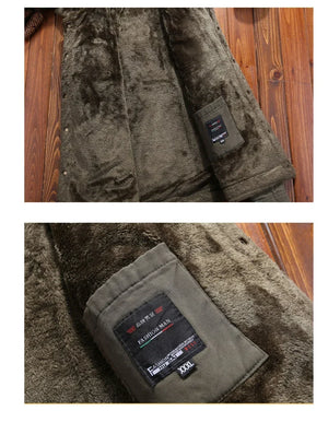 fur collar Bomber Button-up Jacket , - Streetwear Jacket - Slick Street