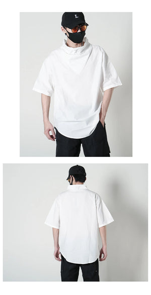 AW1 Techwear Turtleneck Shirt , - Streetwear T-Shirts - Slick Street