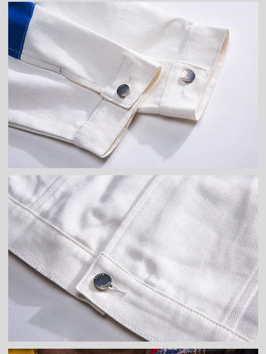 Color Block Multi Patchwork Jacket , - Streetwear Jacket - Slick Street