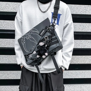 Single Shoulder Multifunctional Bag , - Streetwear Bag - Slick Street