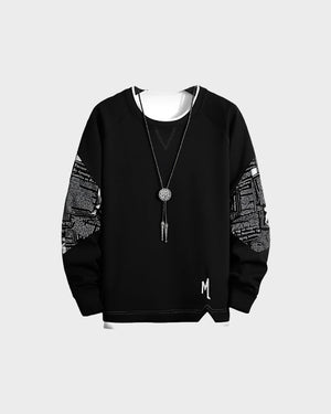 M Article Sweatshirt , - Streetwear Sweatshirts - Slick Street