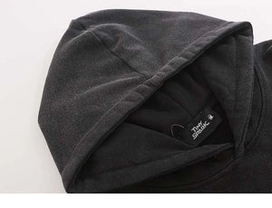 Black Blurry Face Ghost Shadow Hoodie , - Streetwear Hoodie - Slick Street