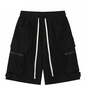 Cargo Track Multi Pockets Shorts , - Streetwear Shorts - Slick Street