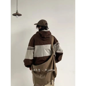 Two Tone MA21 Baggy Hoodie , - Streetwear Hoodie - Slick Street