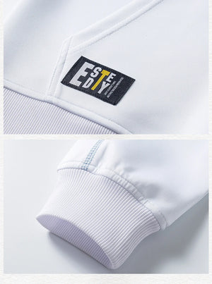 Double V Shape Pullover Hoodie , - Streetwear Hoodie - Slick Street