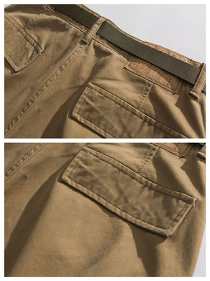 Tactical Multi-Pocket Cargo Shorts , - Streetwear Shorts - Slick Street