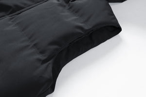 Padded Striped Vest Sleeveless Jacket , - Streetwear Jacket - Slick Street