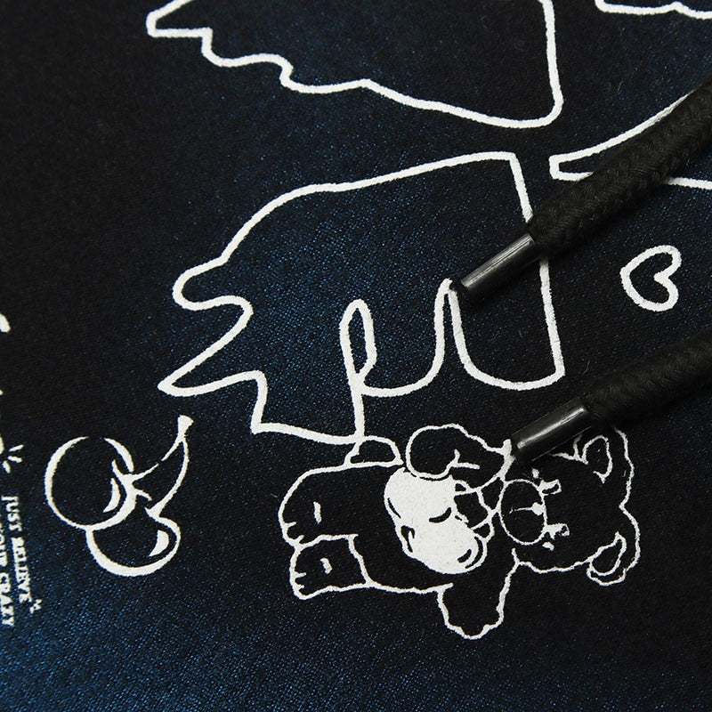 Heart Shape The BUNNY LOVE Anime Zipper Hoodie ,  - Streetwear Hoodie - Slick Street