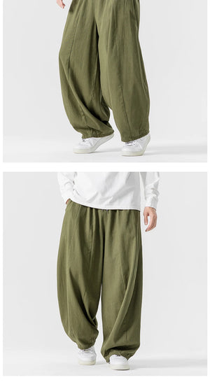 Lantern Loose Style Pants , - Streetwear Pants - Slick Street