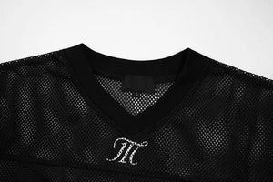 Triple Seven Mesh Panel Style T-Shirt , - Streetwear T-Shirts - Slick Street