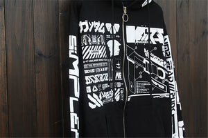 ATOR M1 Techwear Zipper Hoodie , - Streetwear Hoodie - Slick Street