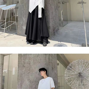 Kaju Long Bottom T-Shirt , - Streetwear T-Shirts - Slick Street