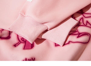 We V Cartoon Sketch Hoodie , - Streetwear Hoodie - Slick Street