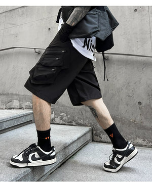 Tactical Multi Pocket Cargo Shorts , - Streetwear Shorts - Slick Street