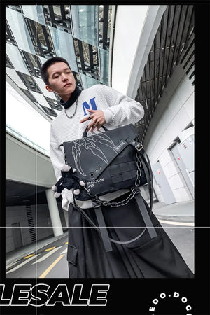 Single Shoulder Multifunctional Bag , - Streetwear Bag - Slick Street