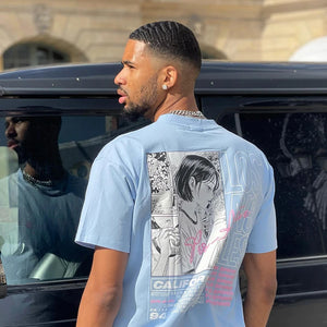 Adventures Anime Smoking Girl T-Shirt , - Streetwear T-Shirts - Slick Street