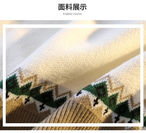Native Art Knitwear O-Neck Sweater , - Streetwear Sweater - Slick Street