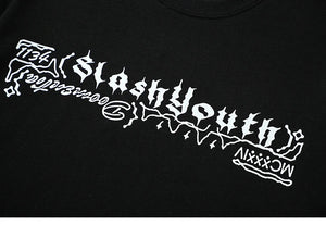 Slash Youth Angel Wings T-Shirt , - Streetwear T-Shirts - Slick Street