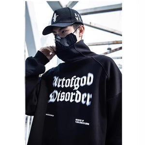 UrtofGod Disorder Turtleneck Sweatshirt , - Streetwear Sweatshirts - Slick Street