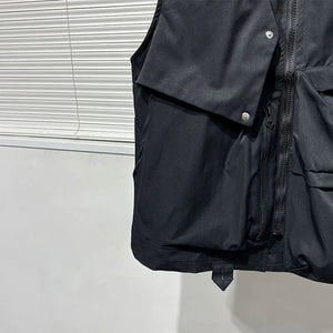 Dark Crow Sleeveless Zipper Vest , - Streetwear Vest - Slick Street