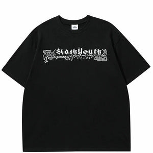 Slash Youth Angel Wings T-Shirt , - Streetwear T-Shirts - Slick Street