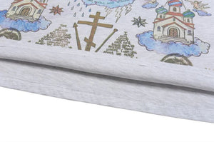 Seventh Heaven Cross Pullover Sweatshirt , - Streetwear Sweatshirts - Slick Street