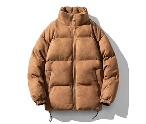 Dusky Color Padded Zipper Jacket , - Streetwear Jacket - Slick Street