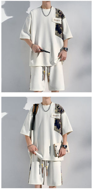 ROMANTIC Plushy Bear Shoulder Patch Tracksuit , - Streetwear Tracksuits - Slick Street