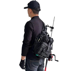 Multi Buckles Style Crossbody Bag , - Streetwear Bag - Slick Street