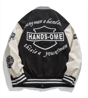 Secret Hands-Ome Button Up Reglan Sleeve Jacket , - Streetwear Jacket - Slick Street