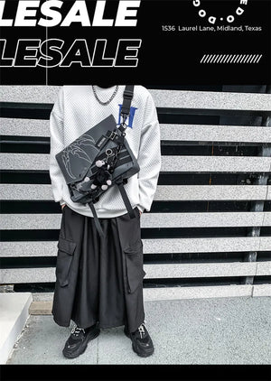 Single Shoulder Multifunctional Bag , - Streetwear Bag - Slick Street