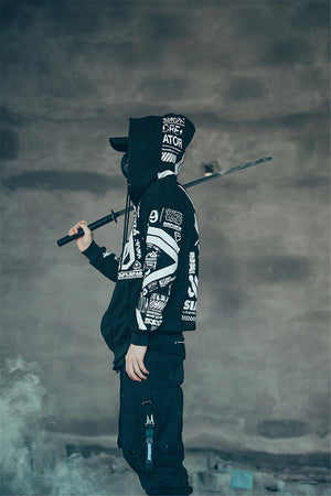 ATOR M1 Techwear Zipper Hoodie , - Streetwear Hoodie - Slick Street