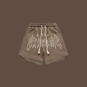 Made Extreme B1 Shorts Brown, XS - Streetwear - Slick Street