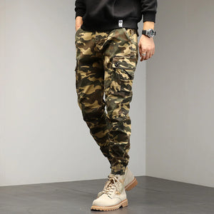 Classic Vector Camouflage Slim Fit Pants , - Streetwear Cargo Pants - Slick Street