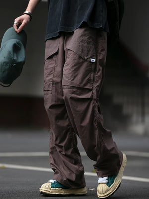 Waterproof Nylon Cargo Pants , - Streetwear Cargo Pants - Slick Street