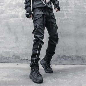 Dark Abyss V2 Cargo Pants , - Streetwear Pants - Slick Street
