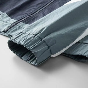 ZK26 Color Block Zipper Jacket , - Streetwear Jacket - Slick Street
