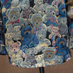 Teddy Bear Jacquard Jacket , - Streetwear Jackets - Slick Street