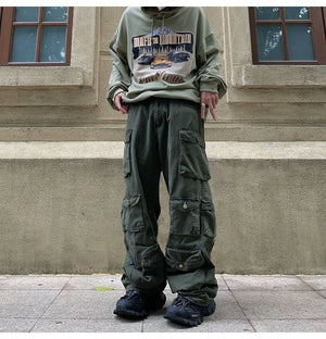 MA99 Cargo Pants , - Streetwear Cargo Pants - Slick Street