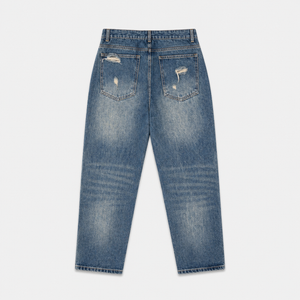 Indigo 26 Blue Distressed Jeans , - Streetwear Jeans - Slick Street