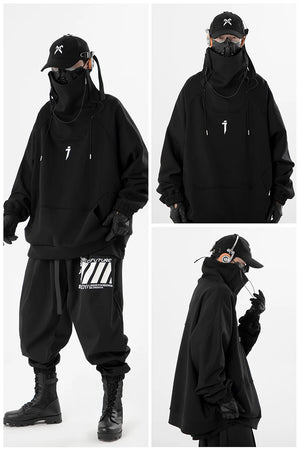 Plain Color Medieval Cloak Hoodie , - Streetwear Hoodie - Slick Street