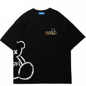DM CATTIVO ORSO X-Eyed Bear T-Shirt , - Streetwear T-Shirts - Slick Street