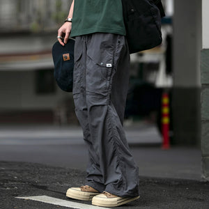 Waterproof Nylon Cargo Pants , - Streetwear Cargo Pants - Slick Street