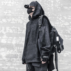 Sun AA Techwear Pullover Hoodie , - Streetwear Hoodie - Slick Street