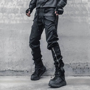 Dark Abyss V2 Cargo Pants Black, XS - Streetwear Pants - Slick Street