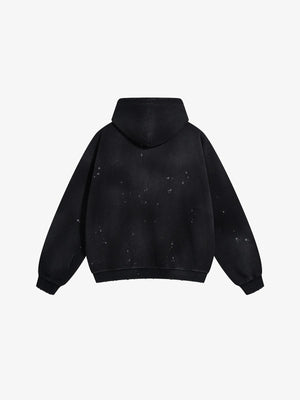 Iso Splash Abstract Oversized Pullover Hoodie , - Streetwear Hoodie - Slick Street