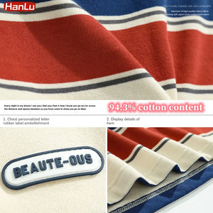 SQ2 Multi Striped Color Loose T-Shirt , - Streetwear T-Shirts - Slick Street