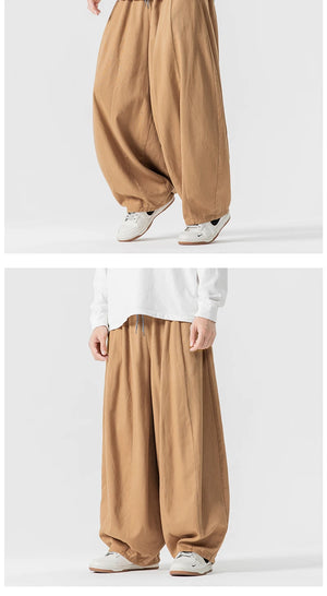 Lantern Loose Style Pants , - Streetwear Pants - Slick Street